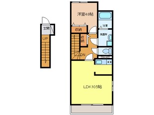 エスポワール港本町の物件間取画像